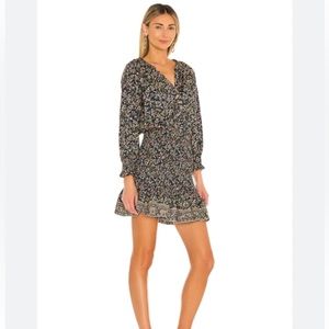 Veronica Beard Smock Cotton Minidress